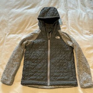 North face kids quilted sweater fleece